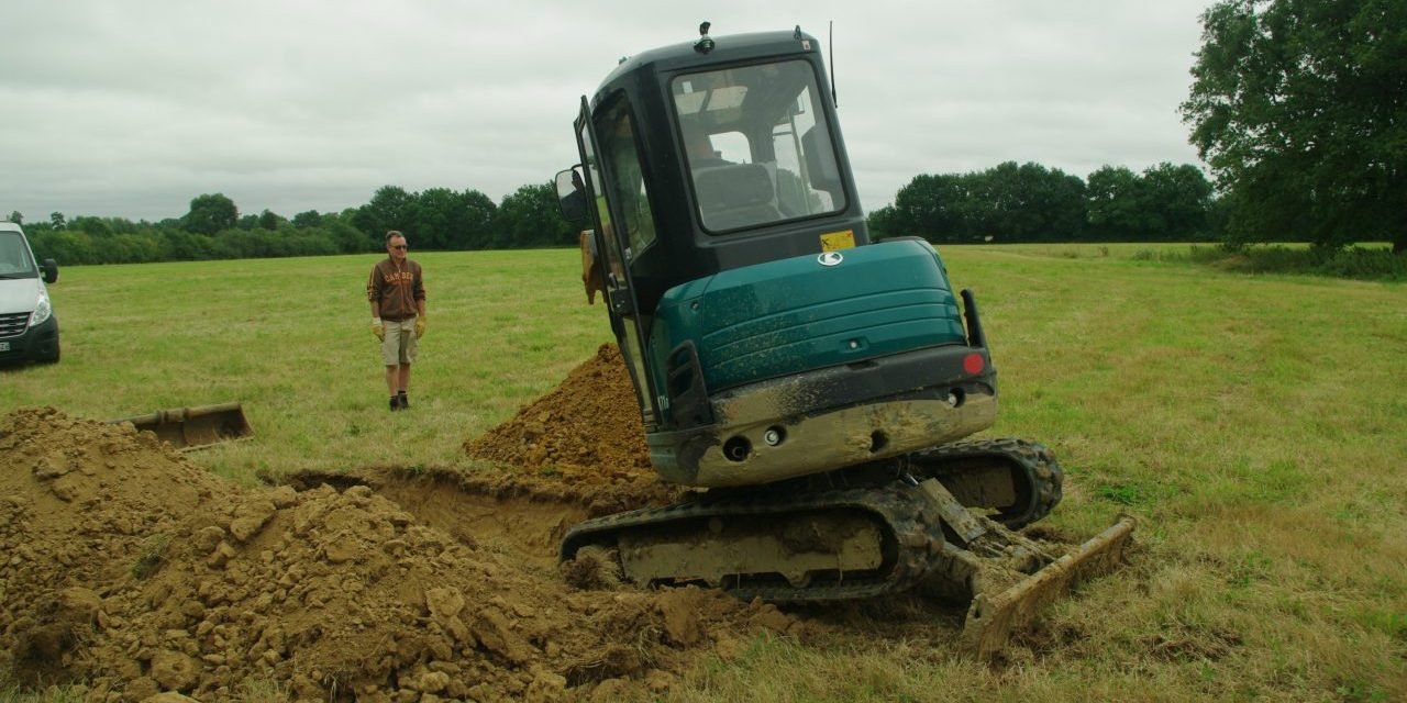 Watching the man with the digger